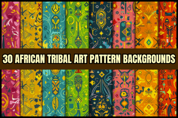30 African Tribal Patterns Backgrounds: Weaving Culture into Modern Design