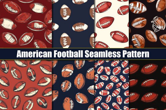 American Football Seamless Patterns