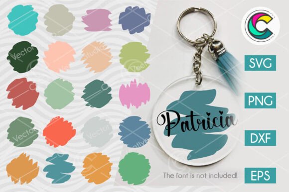 Brush Round Keychain SVG Patterns: Unleash Your Artistic Potential