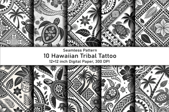 Hawaiian Tribal Tattoo Patterns