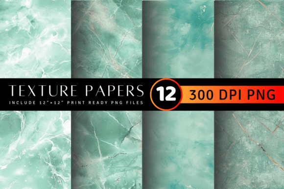 Luxury Mint Texture Digital Paper: Elevate Your Creative Projects