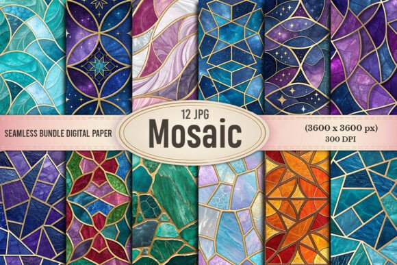 Luxury Stained Glass Mosaic Patterns
