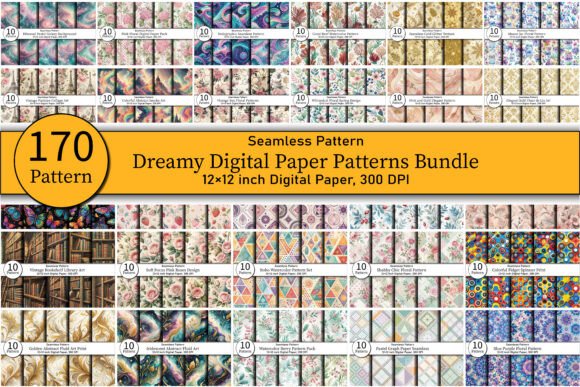 Review: 170 Dreamy Digital Paper Patterns Bundle