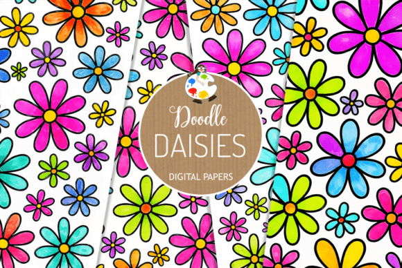 Revitalizing Digital Design with Watercolor Doodle Daisy Patterns: A Strategic Asset for Modern Creators