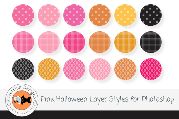 Transform Your Designs with Pink Halloween Photoshop Layer Styles
