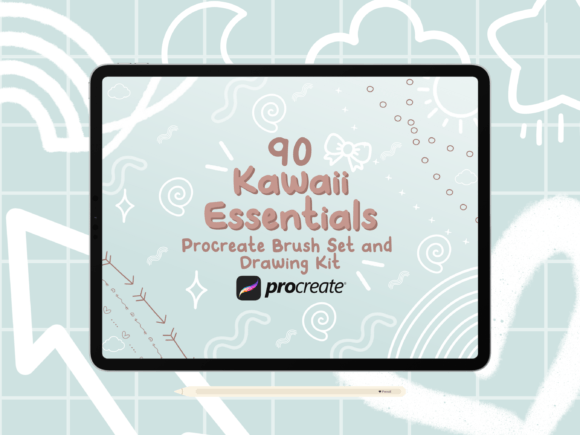 Transforming Digital Art with the Kawaii Essentials Procreate Brush Set