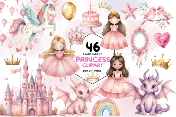Unleashing Creativity with Watercolor Princess Clipart
